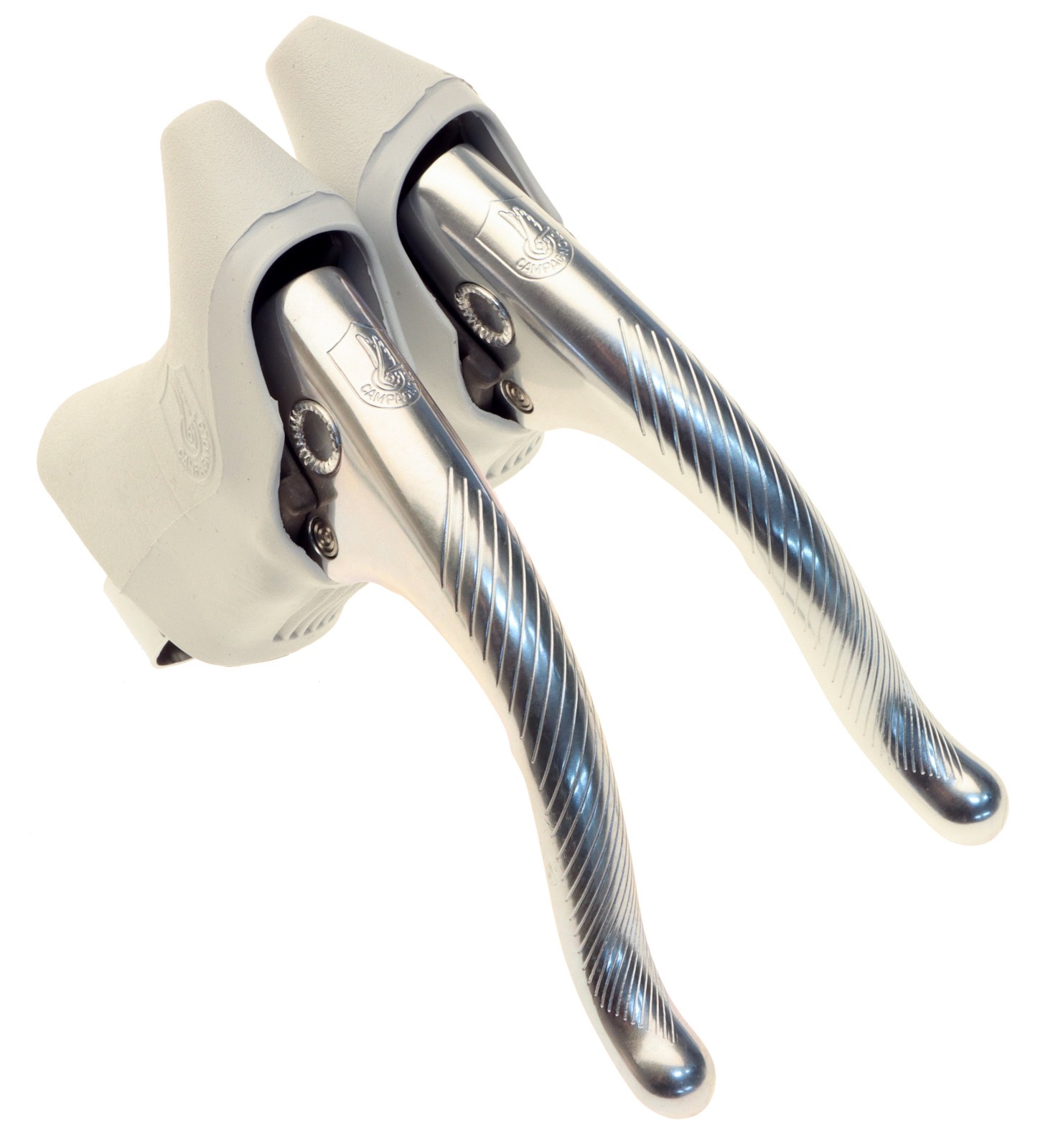 Campagnolo Record Chorus Brake Levers Pair Grey Hoods Aero 80’s 90’s NOS NEW OEM