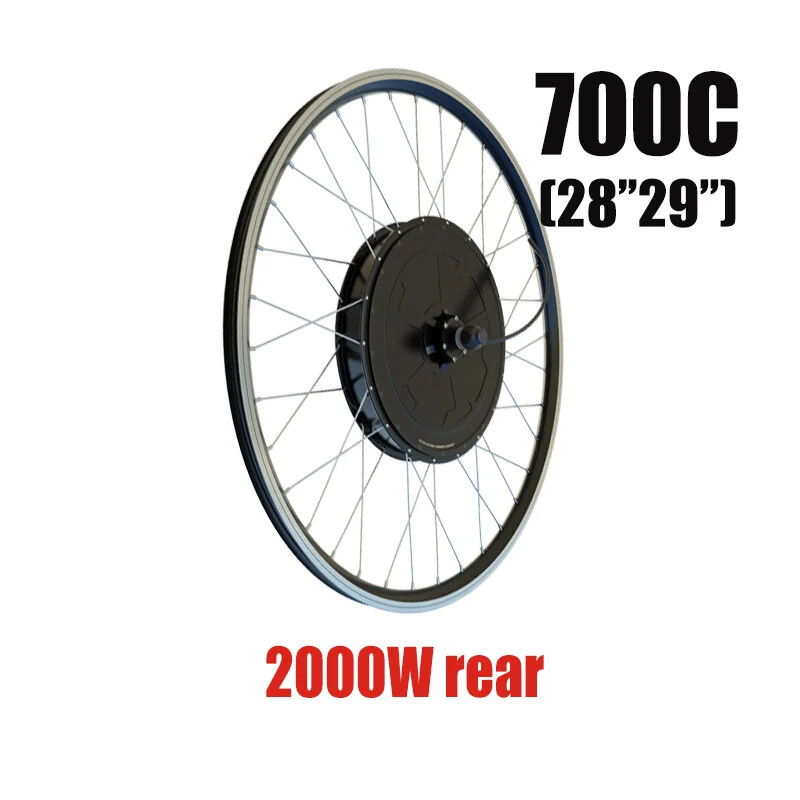 26»27.5»700C 48V 1500/2000W Electric Bike Brushless Gearless Hub Motor Wheel