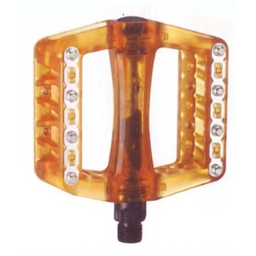 X-Tech BMX Pedal 9/16 Inch Plastic & Metal Pins ORANGE