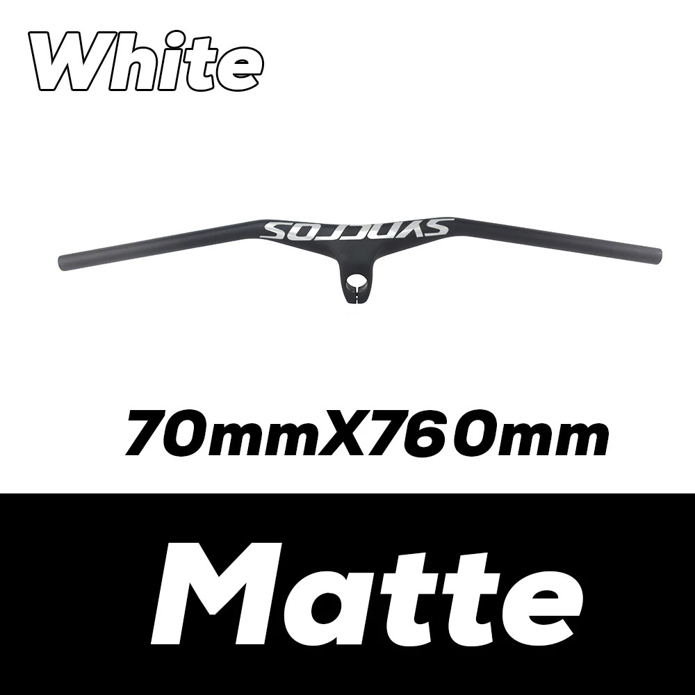 -17° Mountain Bike Handlebar Integrated Carbon Handlebar Width 800mm Stem 28.6mm