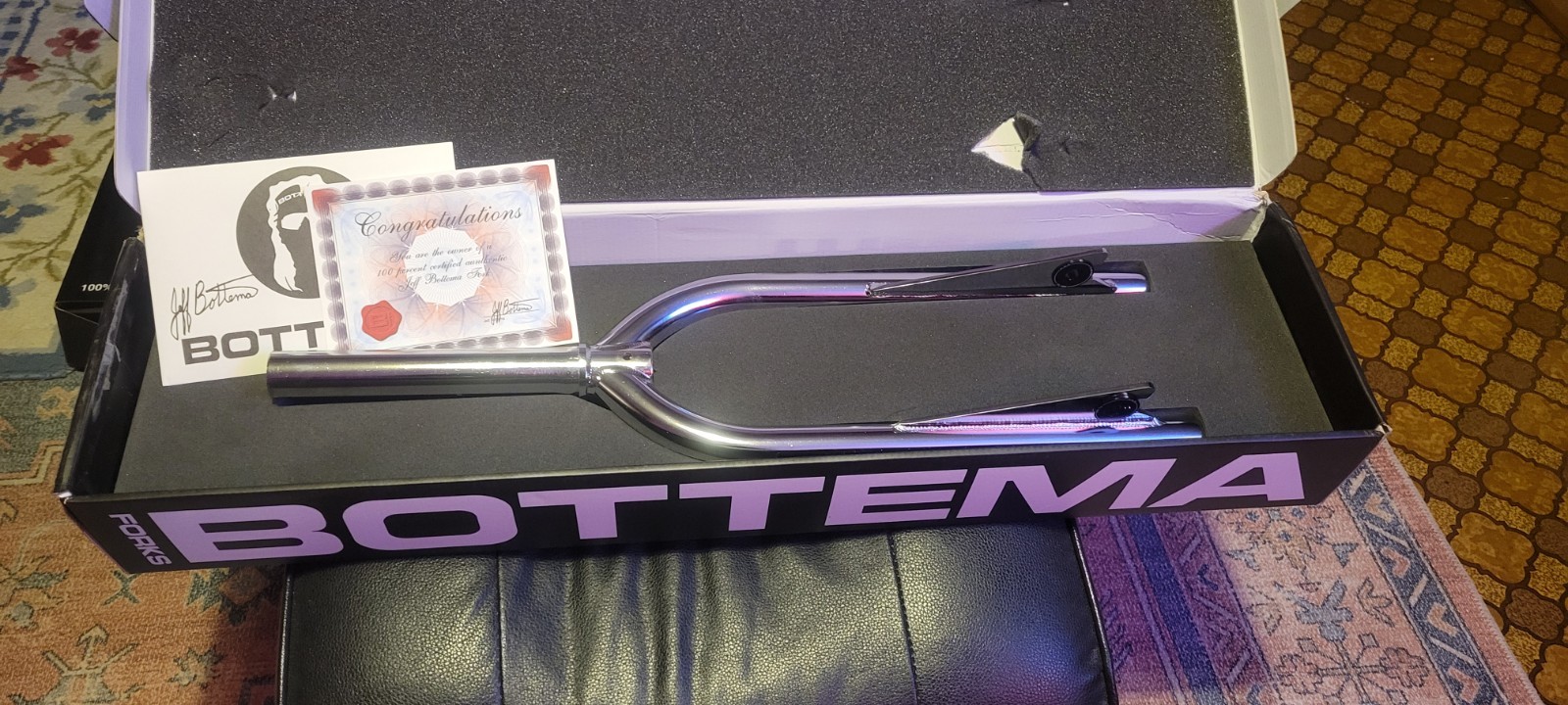 Bottema Bmx Forks New 20in Chrome Threadless