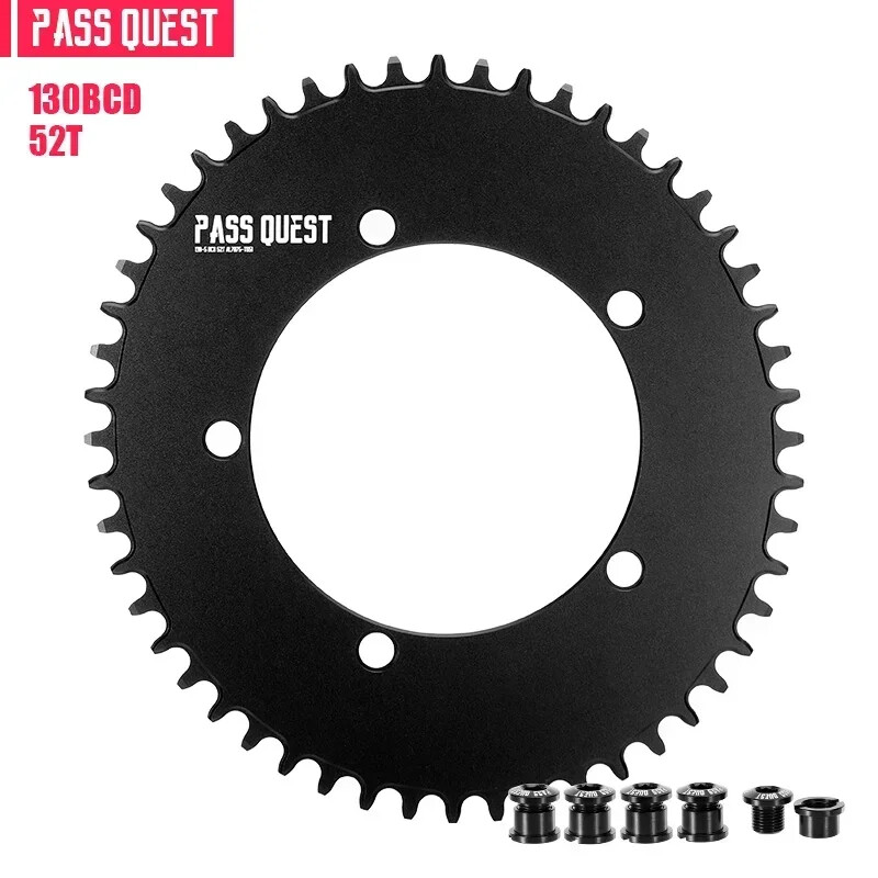 130 Bcd Round/Oval Chainring 42-60T 5 Arms Chain Ring for Bicycle Crankset