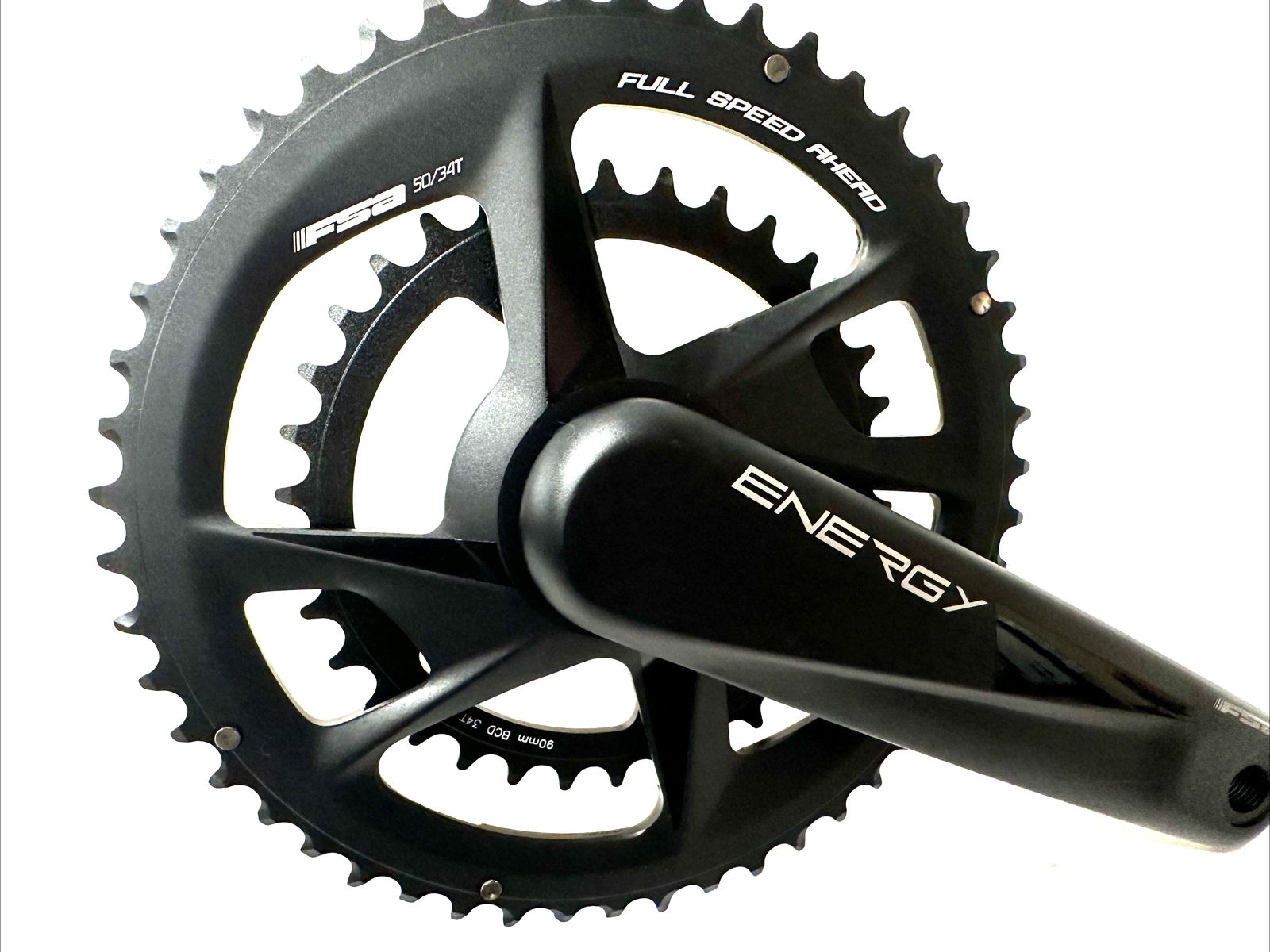 FSA Energy Modular BB386EVO Road Gravel Crankset 175mm 9/10/11/12 50/34t New