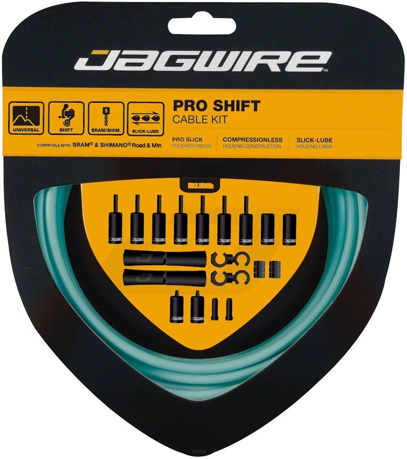 NEW Jagwire Pro Shift Kit Road/Mountain SRAM/Shimano Celeste
