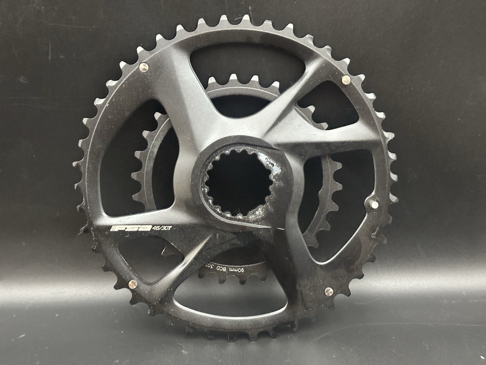 FSA Gossamer BB386 EVO Crankset 175mm 46/36T 2x Road Gravel