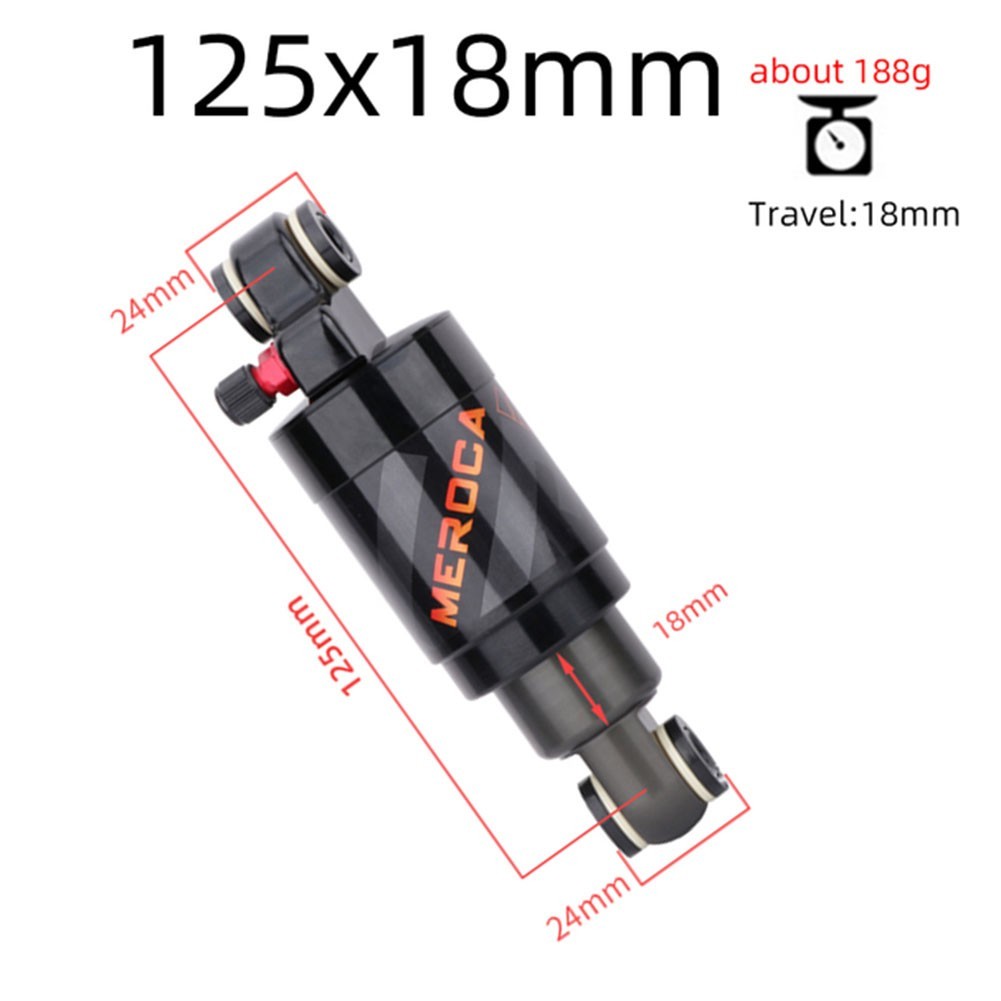 Air Rear Shock Absorber 125/150/165/190/200mm Aluminum Alloy Shock Absorbers