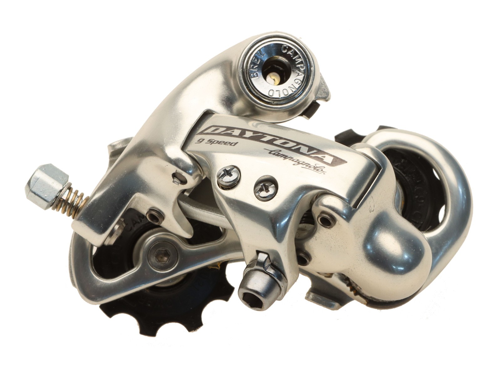 Campagnolo Daytona Rear Derailleur 9 Speed Short Cage Silver RD01-DA209 NOS NEW