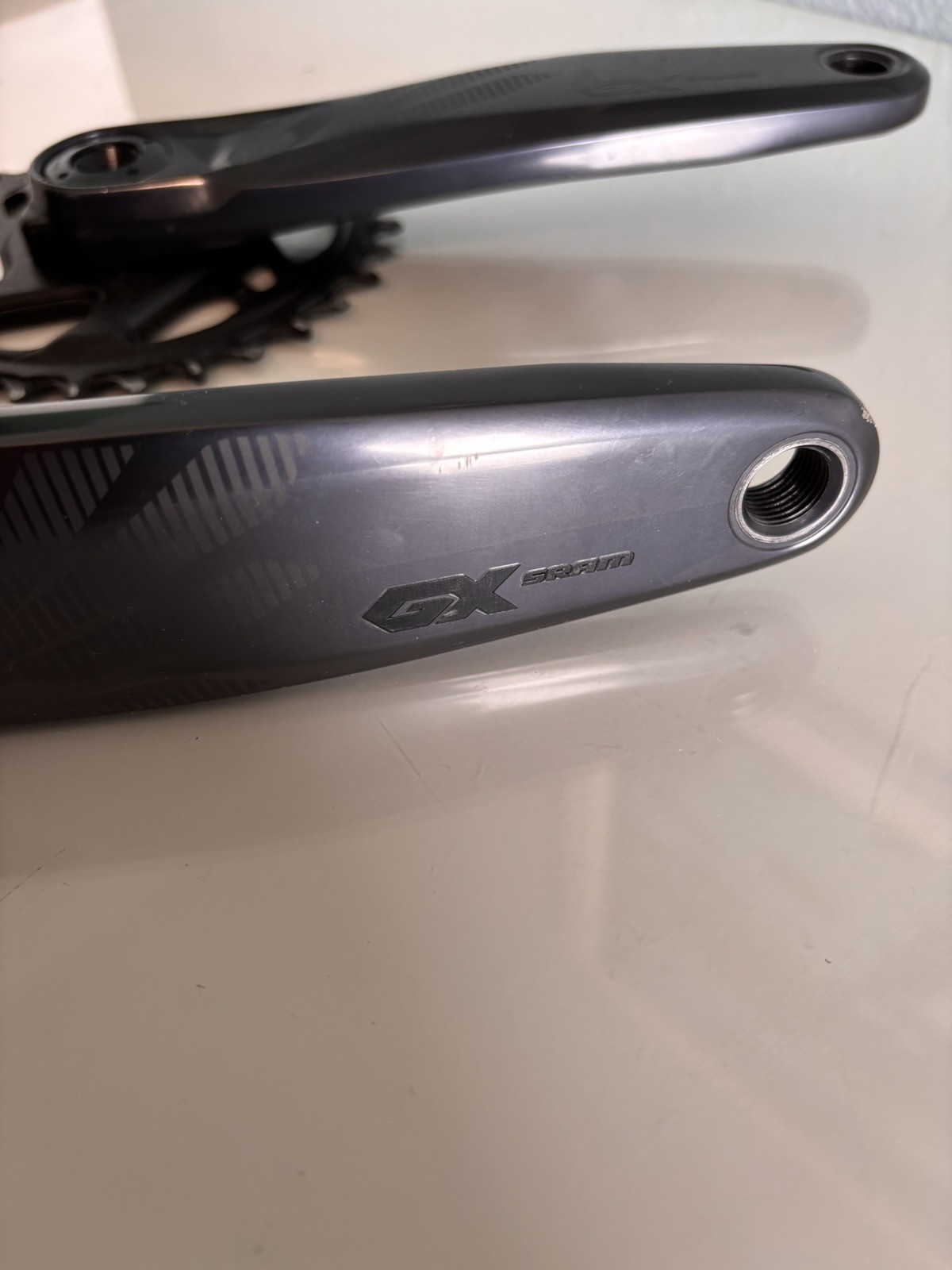 SRAM GX Eagle Crankset – 175MM – 32 tooth X Sync 2 Chainring – Black/Gray