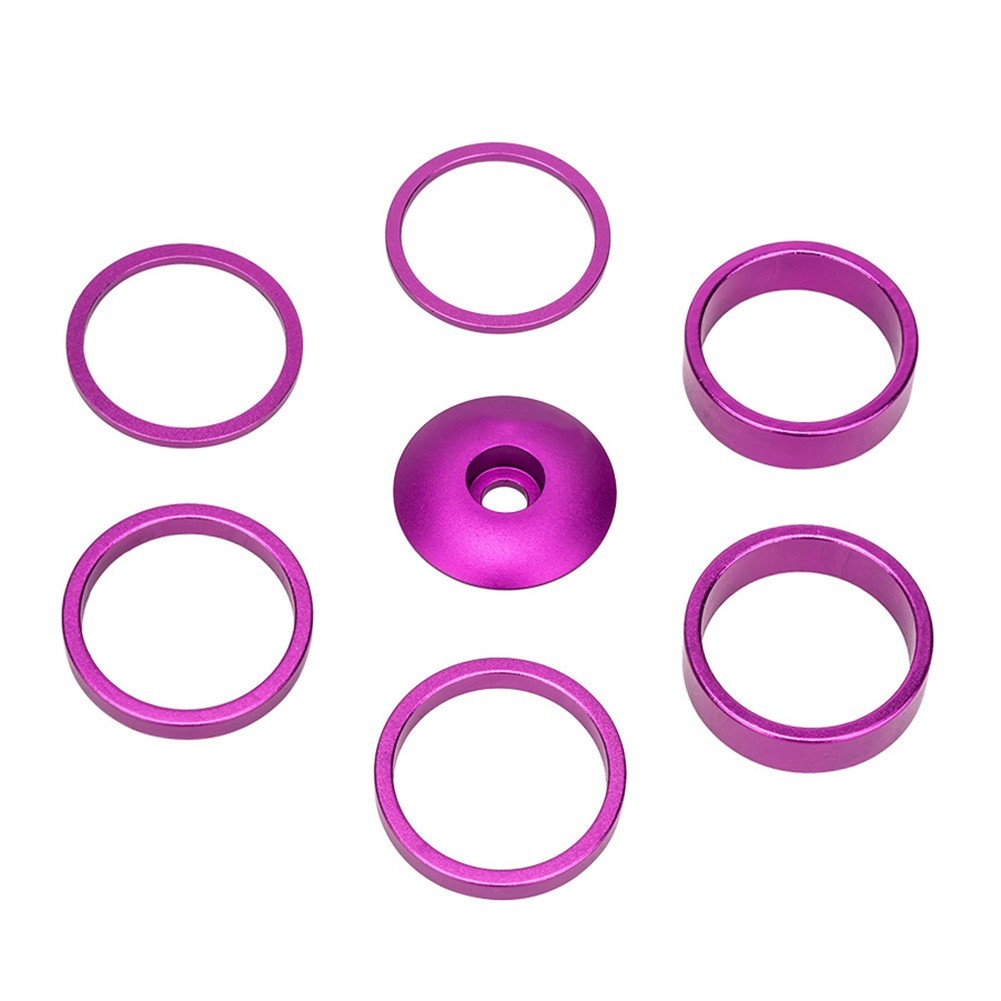 Bike Headset Washer Bicycle Fork Stem Spacers Set Sizes Lightweight
