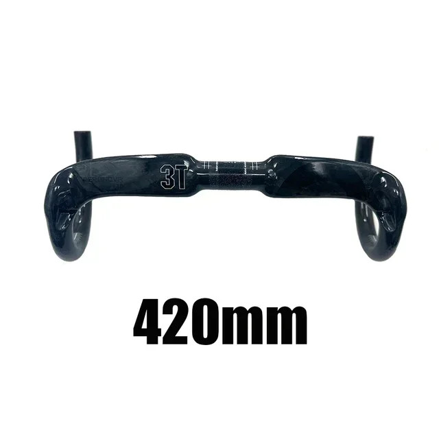 Carbon Road Bike Handlebar 31.8mm Top Carbon Aero Bar Width 380/400/420/440mm