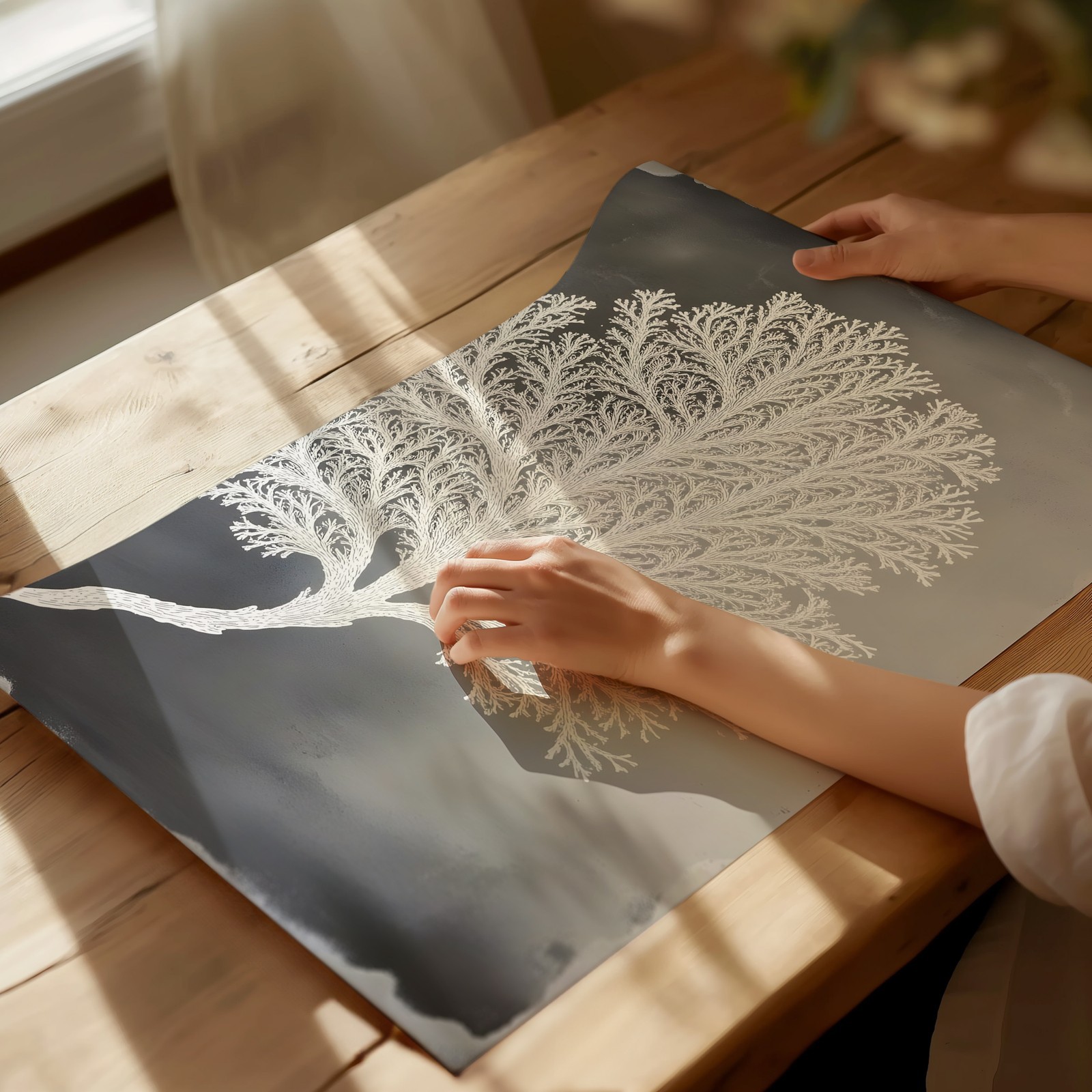 Elegant Coral Wall Art Poster for Modern Home Decor Premium Quality