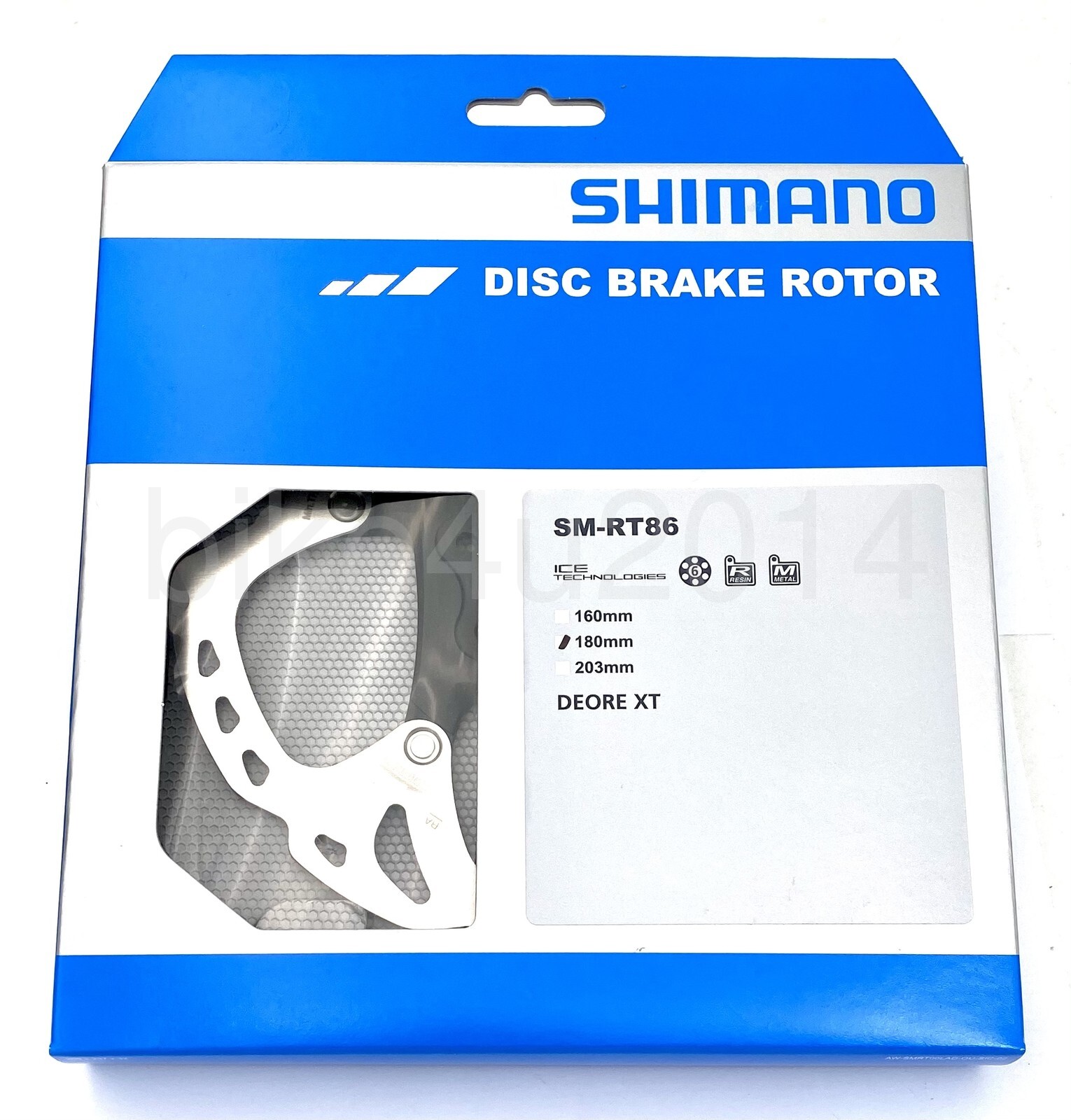 New Shimano DEORE XT SM-RT86 180mm MTB Bike,eBike Disc Brake Rotor,ICE-TECH
