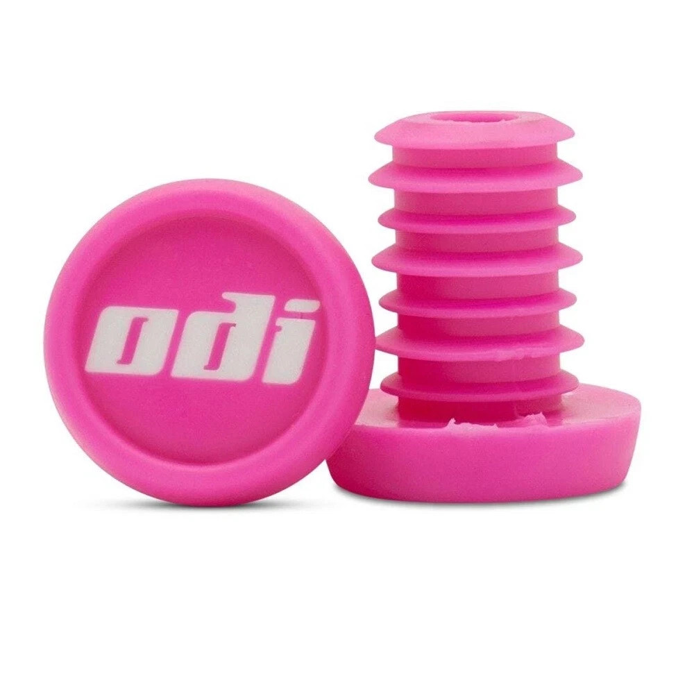 ODI Nylon Push In Style BMX Handlebar Ends – THUG PLUGS – Bar Ends – PAIR – PINK