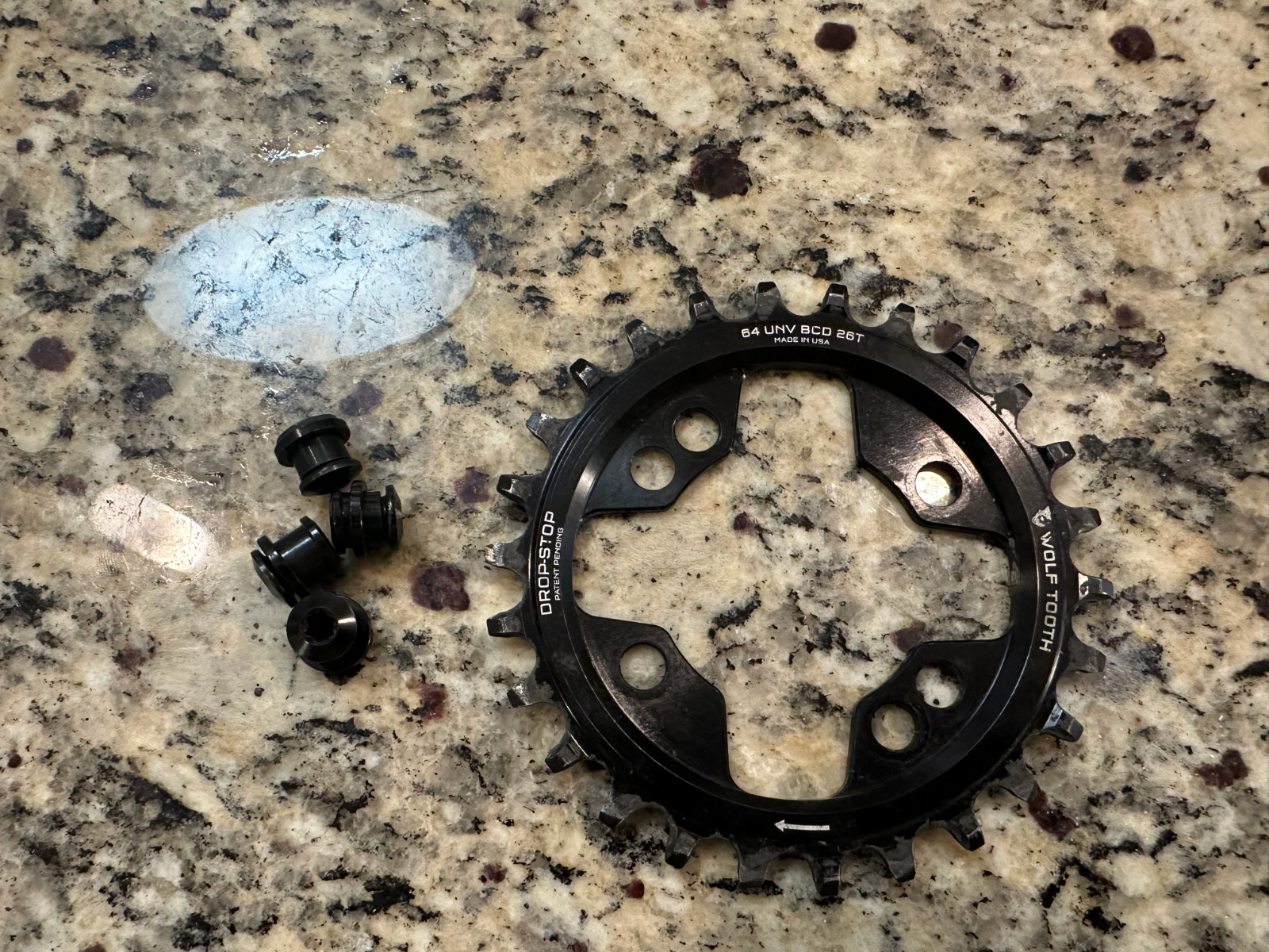 Wolf Tooth Drop Stop 64mm BCD 26T Chainring