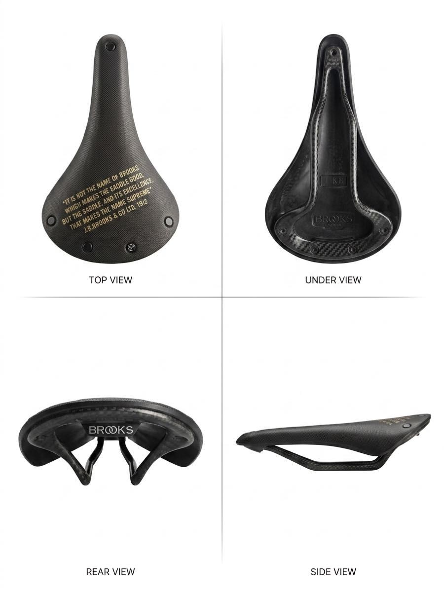 Brooks Cambium C13 Bike Saddle Carbon Rails Black Used in Excellent Condition