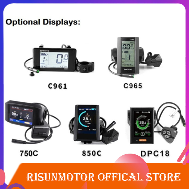 Bafang colorfu LCD Panel Display for Mid-drive Motor Kits Electric Bicycle Ebike