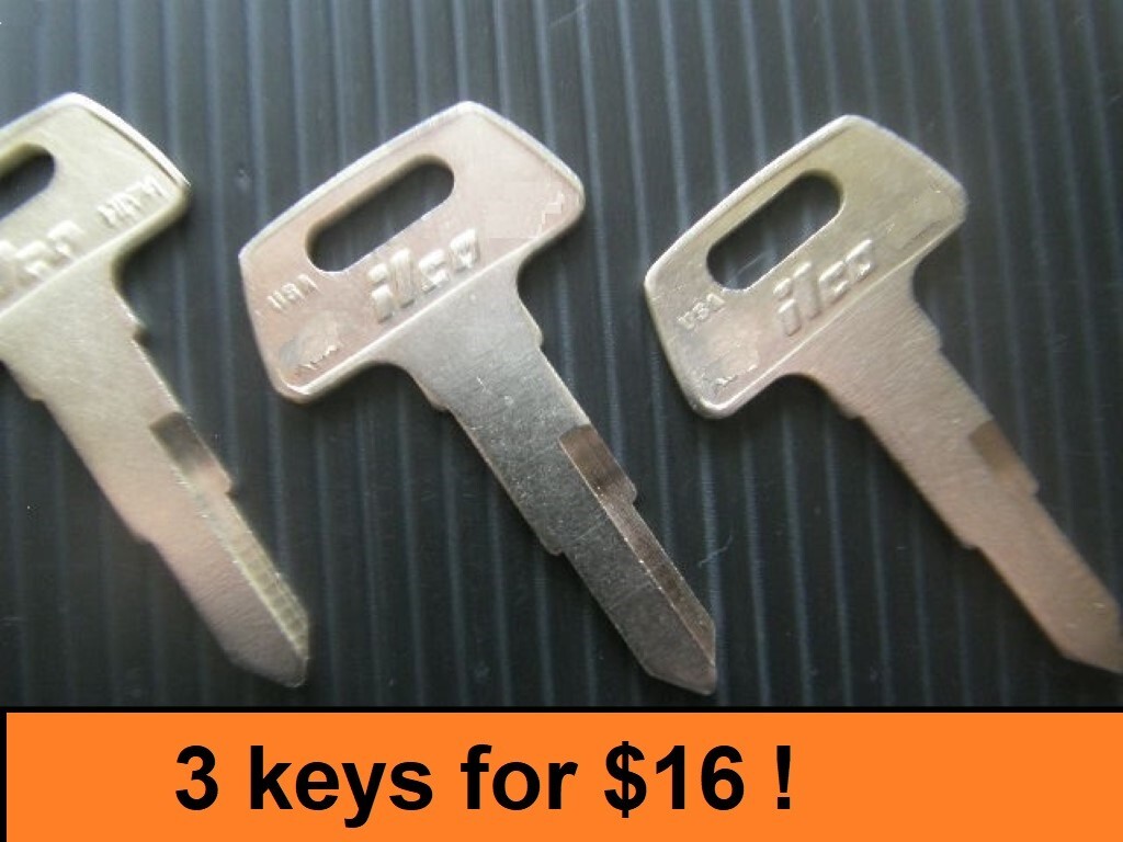 🔑 RAD Power Bikes Universal Battery Key-Lot of 3 keys @ $5.33/ key w/shipping🔑