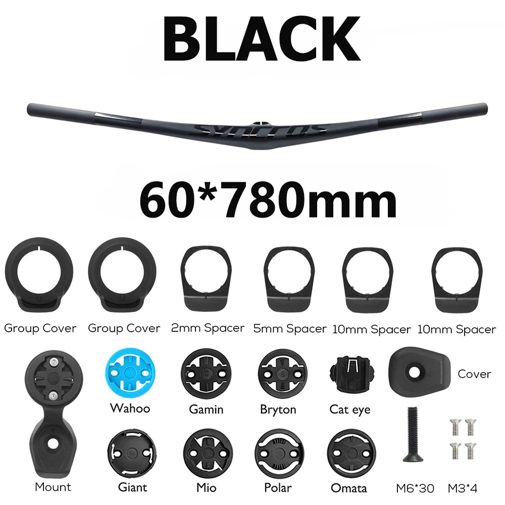 Carbon MTB Integrated Cockpit Handlebar Lightweight Enduro Bike Riser Flats Bar