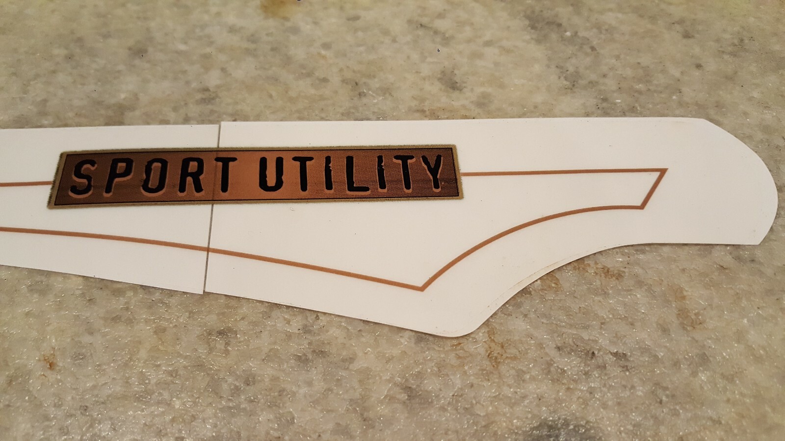 «Sport Utility» Bicycle Chain Guard Decal Bike Sticker Chainguard Huffy FS 5147