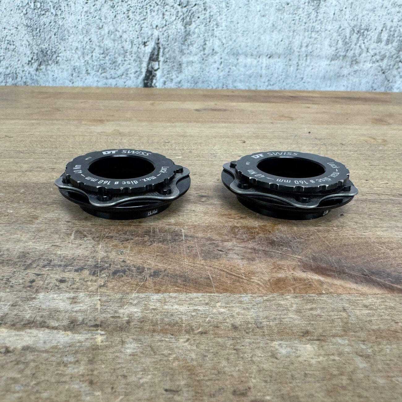 Pair of DT Swiss Center Lock to 6-Bolt Disc Brake Rotor Adaptors 31g