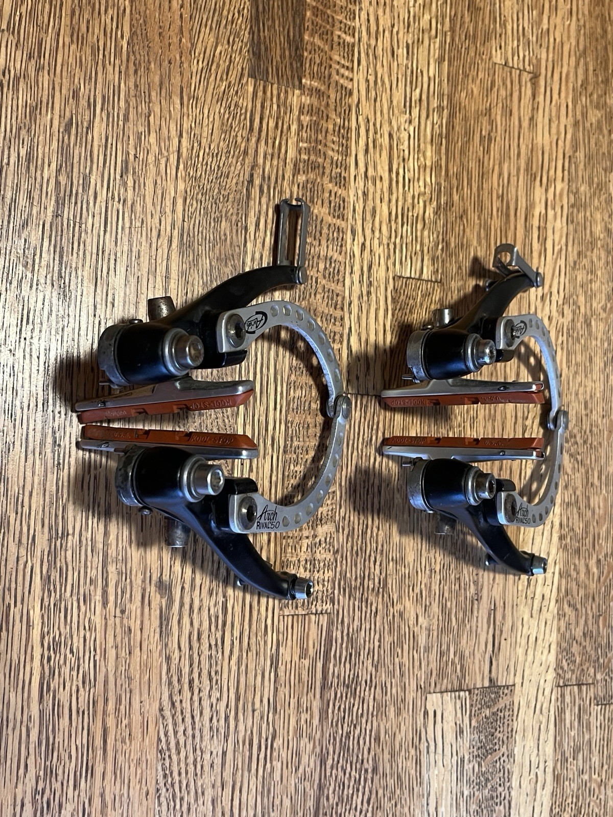 Vintage Avid Arch Rival 50 V-brake set, Front And Rear