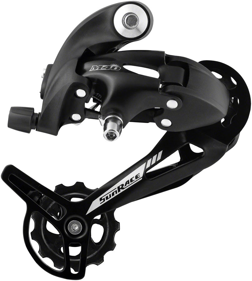 SunRace M41 0S1 Rear Derailleur – 7/8-Speed, Long Cage, Black