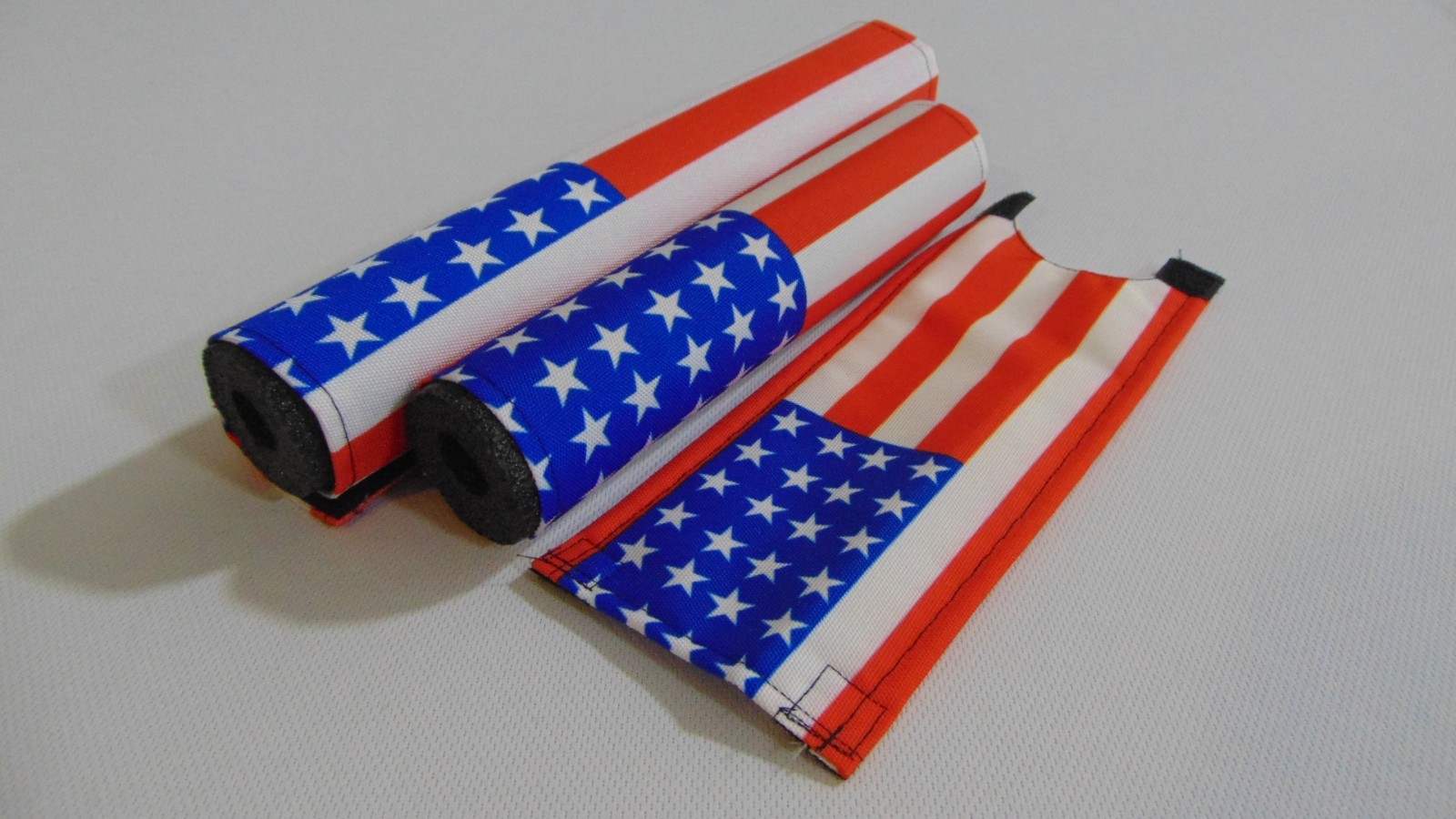 USA FLAG OLD SCHOOL CLASSIC BIKE BMX PAD SET STEM HANDLEBAR TOP TUBE PADS FLAG