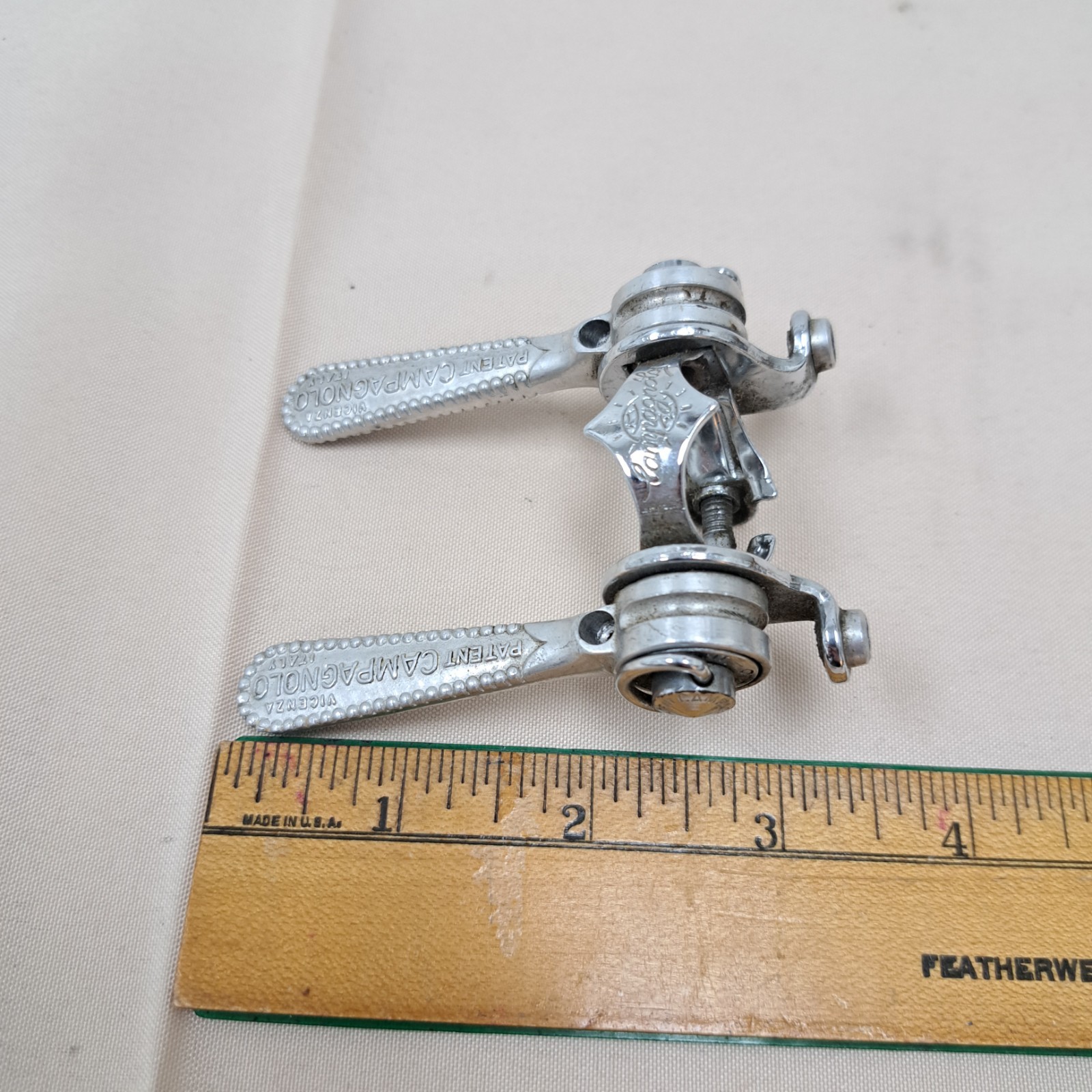 Vintage Campagnolo Down Tube Shift Lever Set, Friction Shifter