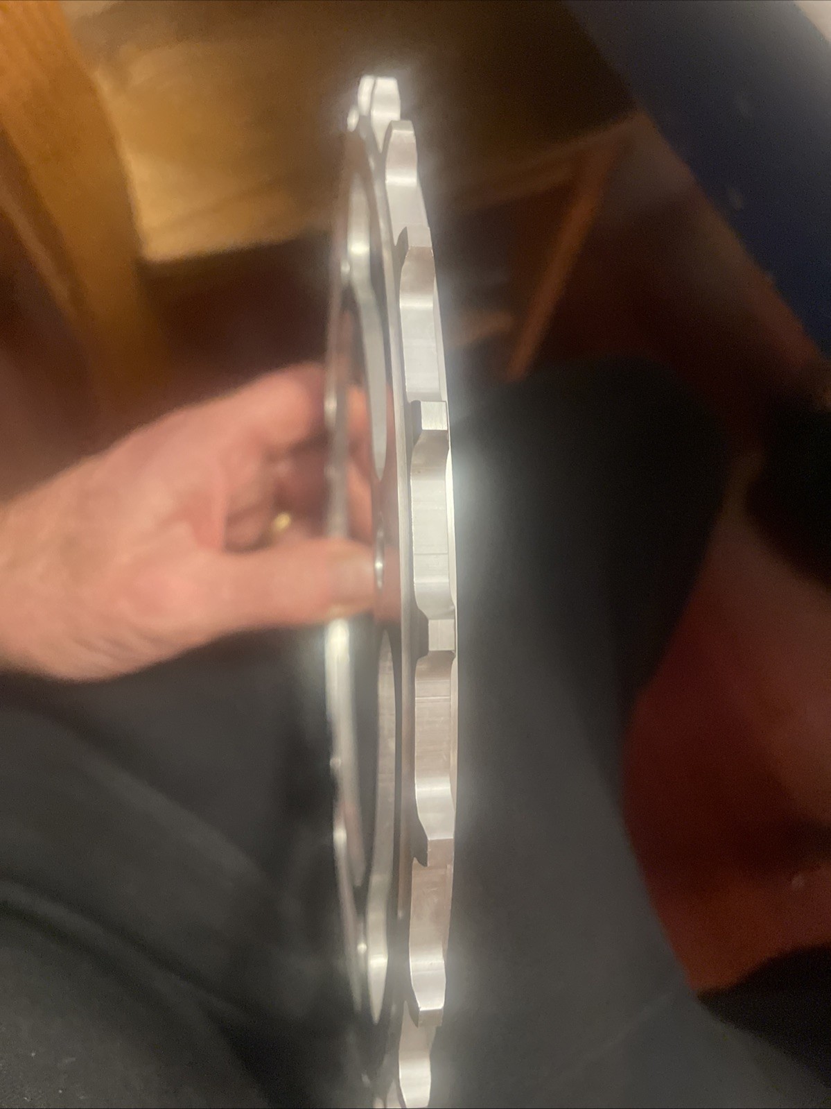 NOS Vintage CAMPAGNOLO 1″ Pitch Skiptooth Chainring • 26 or 27 or 28T. (NJ)