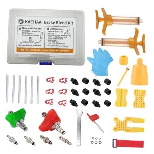 Bike Brake Bleed Kit for SRAM Maven/DB8 DB4 DB6 Mineral Oil & SRAM/Avid DOT