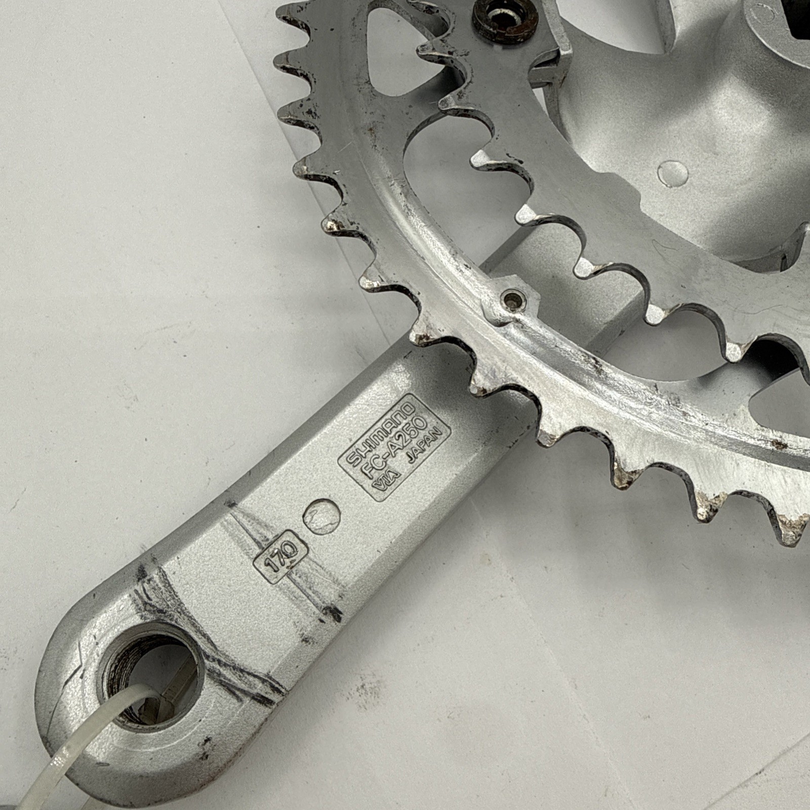 Shimano EXAGE Motion Crankset 170mm BIOPACE Double 52/ 40 Square Taper Fc-a250