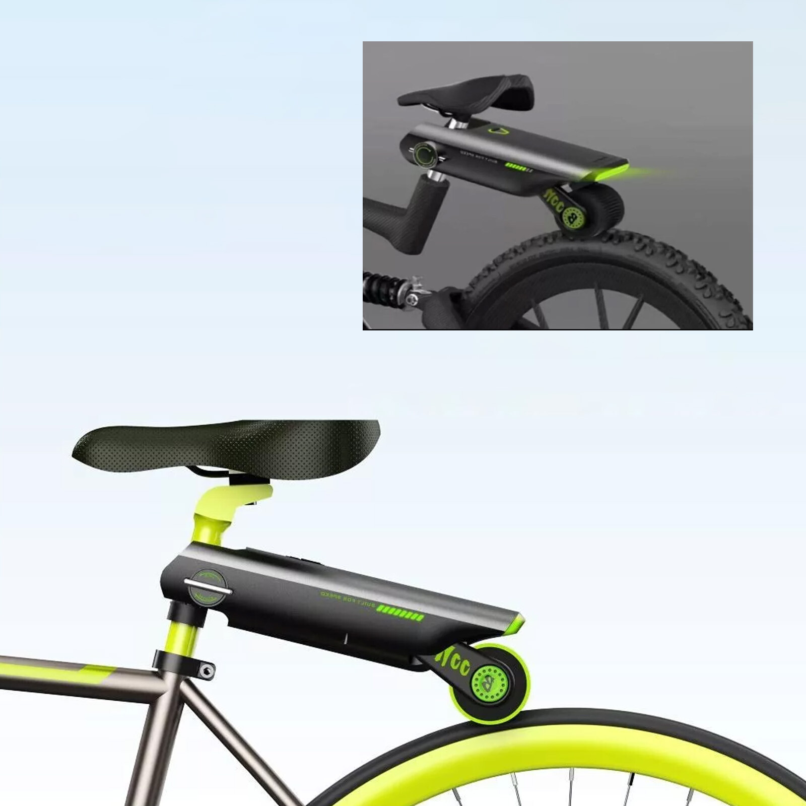 Electric bicycle mountain bike modification booster booster power wheel 200w 18V