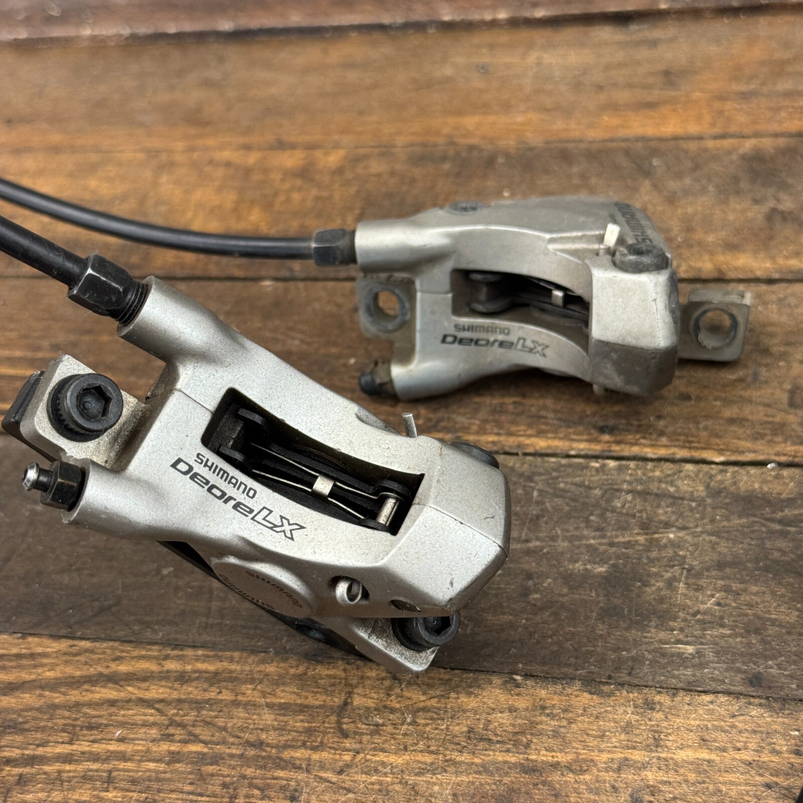 Vintage Shimano Deore LX ST-M585 9s Shifter BR-M585 Hydraulic Disc Brake Set 9