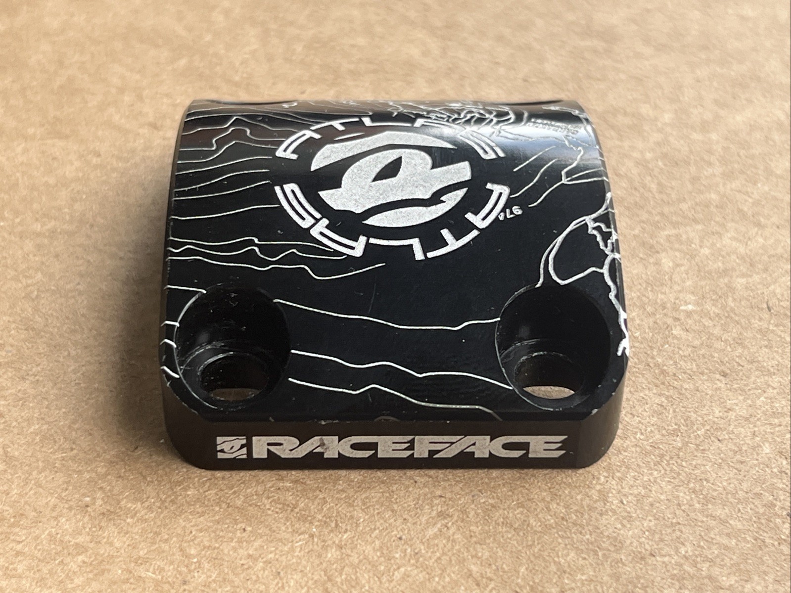 Race Face Atlas 31.8mm Black Face Plate – Face Plate Only / No Bolts
