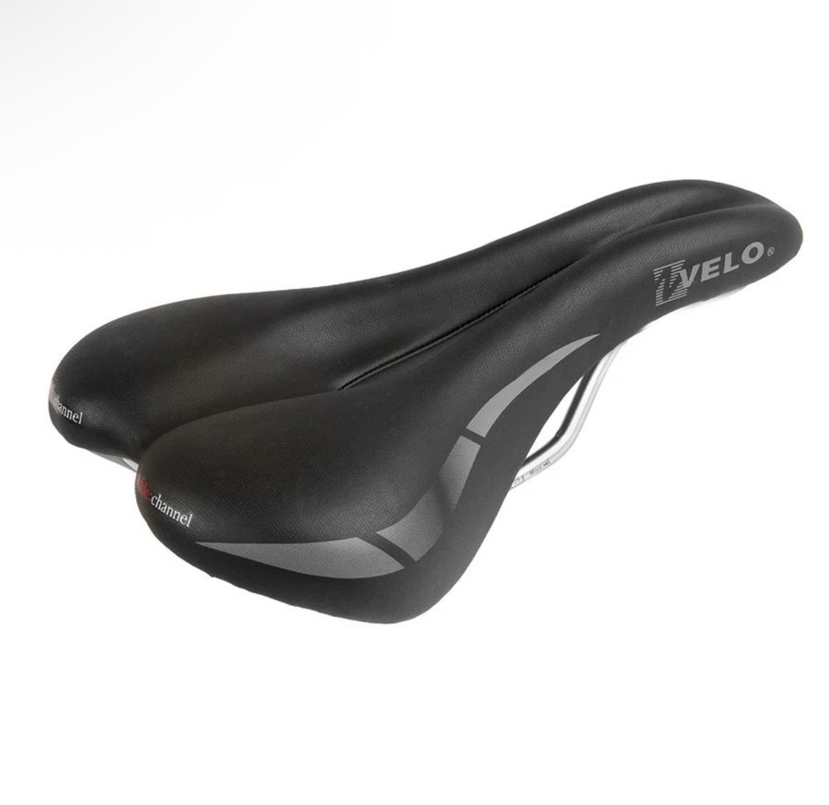 Velo WC Touring Saddle 250 x 168mm, 318g, Black