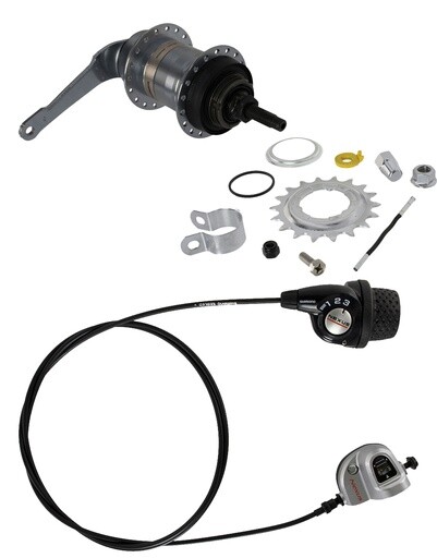 PRO+ Coaster Hub Brake 3 Speed Internal Geared Shimano Nexus Complete Set