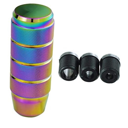 Cool Shifter Knob 9 CM Aluminum Stick Shift Knobs Car Gear Lever Burnt blue