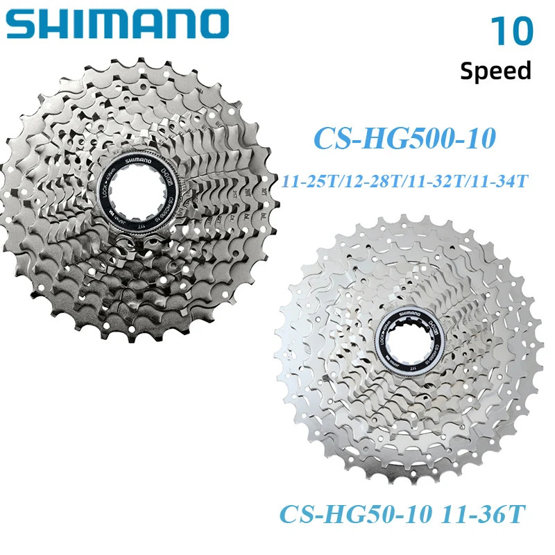 DEORE HYPERGLIDE CS-HG500 10 Speed Road Cassette 12-28T 11-25T/32T/34T CS-HG50-1