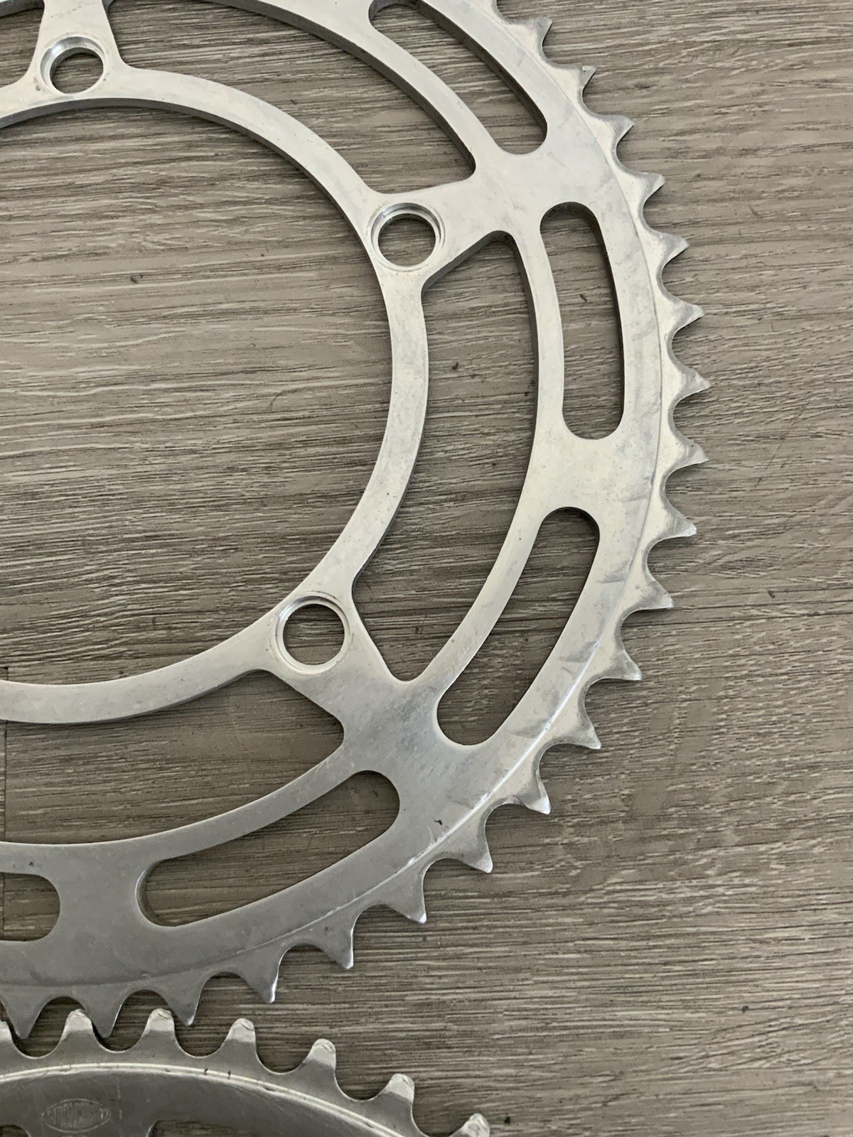 STRONGLIGHT CHAIN RINGS (2) 50-52 TOOTH 122 BCD 6, 7 , OR 8 SPEED