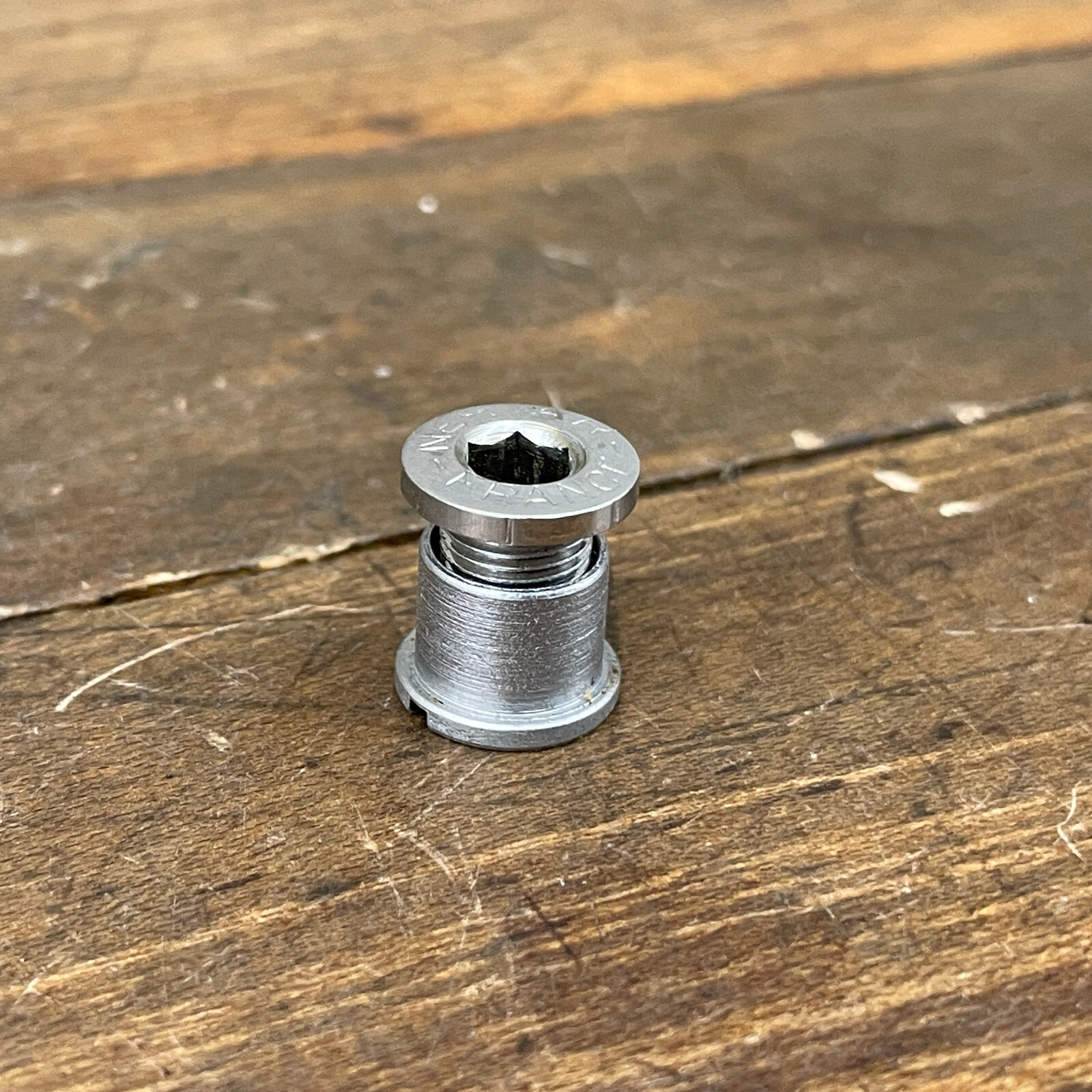 Vintage Nervar Chainring Bolt Nut Crank France Double Chainring Eroica Chrome