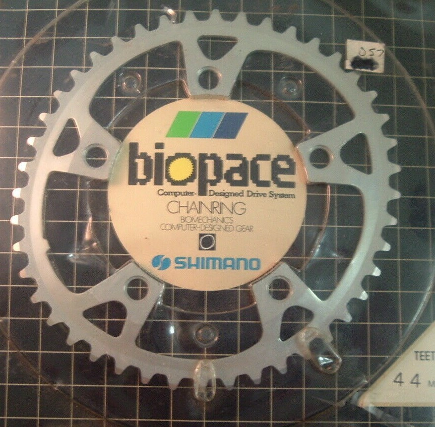 Shimano Deore XT/Touring Biopace 44Tx110BCD MTB Chainring-NEW/NOS-6/7/8-Spd- NIB