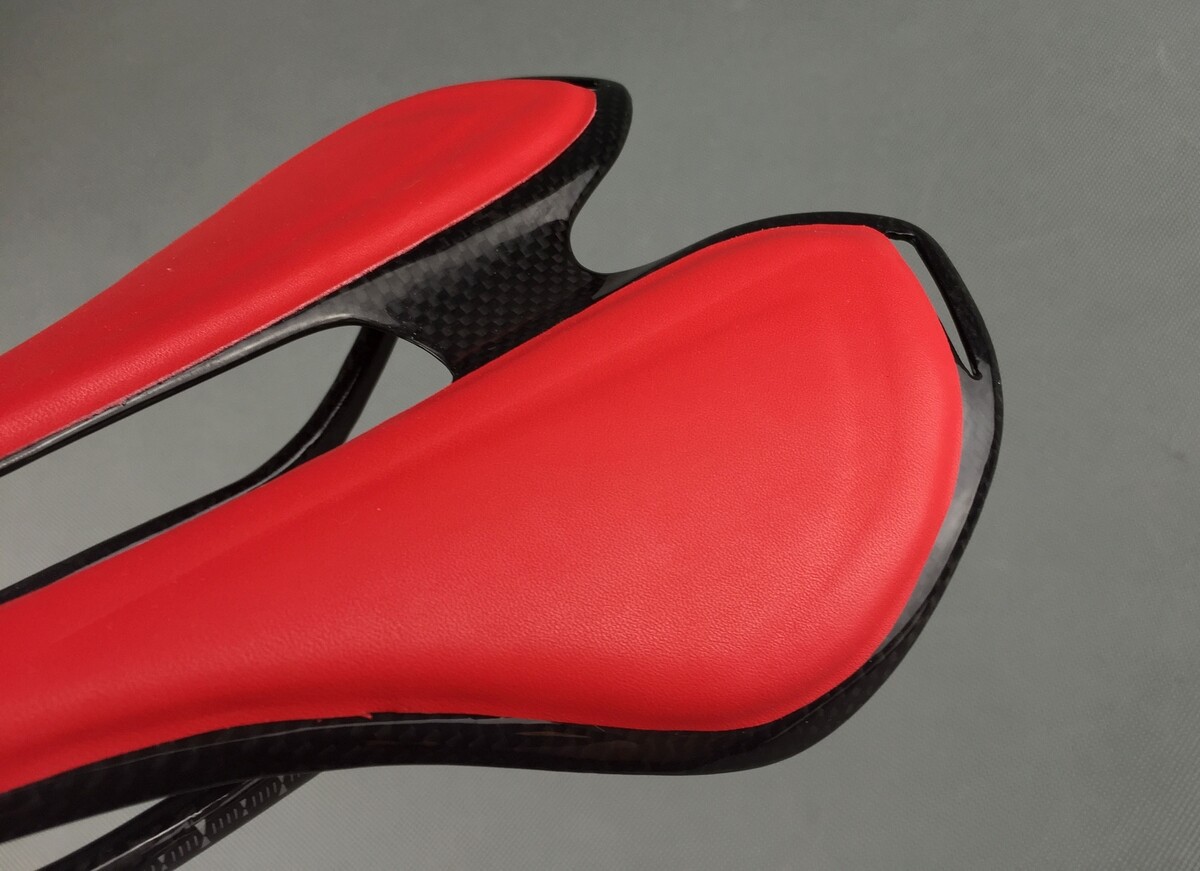 Bicycle Saddle Carbon Fiber Leather Seat Oval Rail MTB Road Racing Bike Saddles