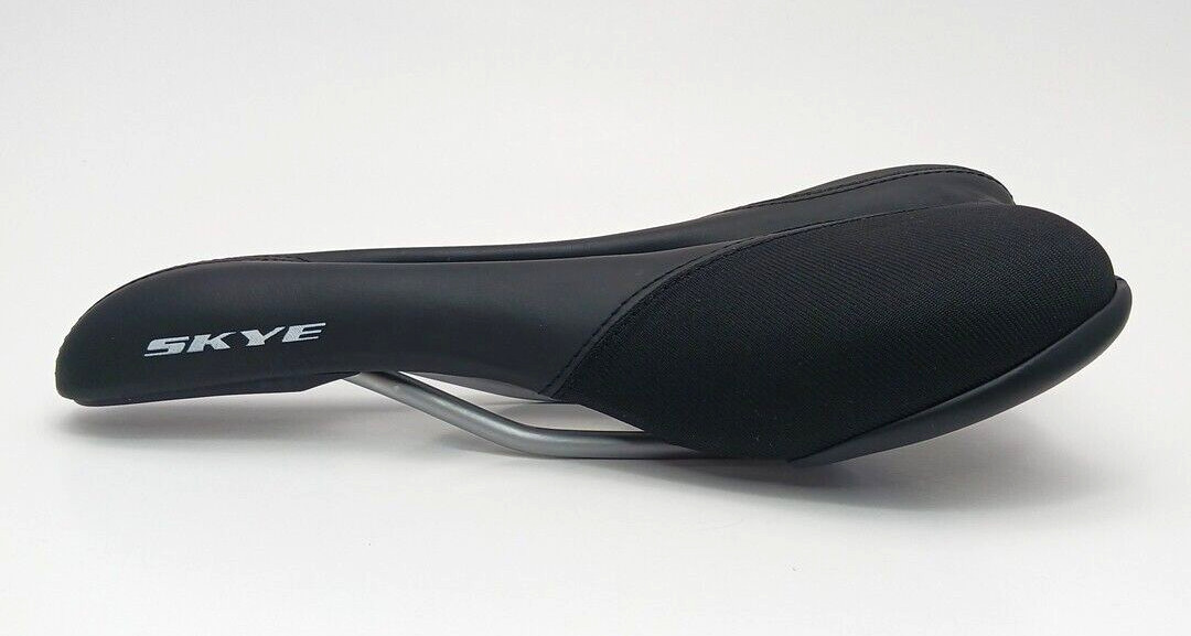 Velo Skye Bicycle Cut-Out Saddle, CR-MO Rails, 245grams, 134mm Width, 267mm Long