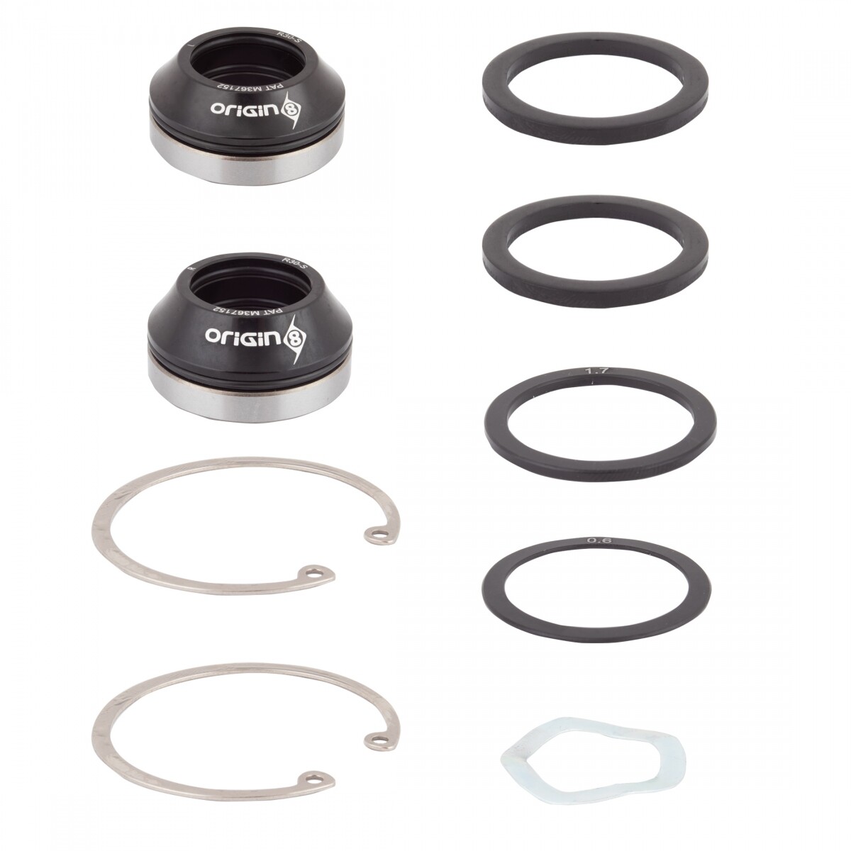 Origin8 Ceramic Bearings BB30 Bottom Bracket Adaptor | HTII 24mm Cranks