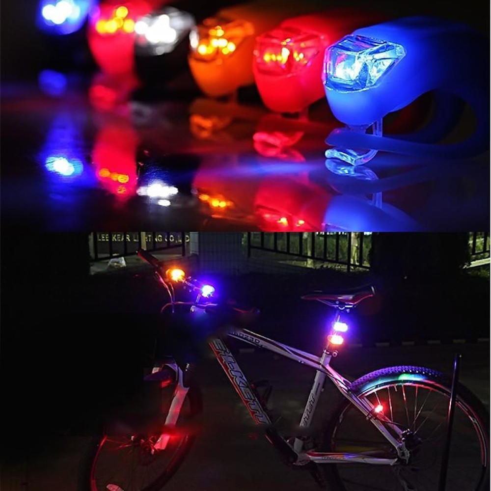 Cyclops Light head Bike Bicycle Glow frog front rear tail frame bar safety lamp