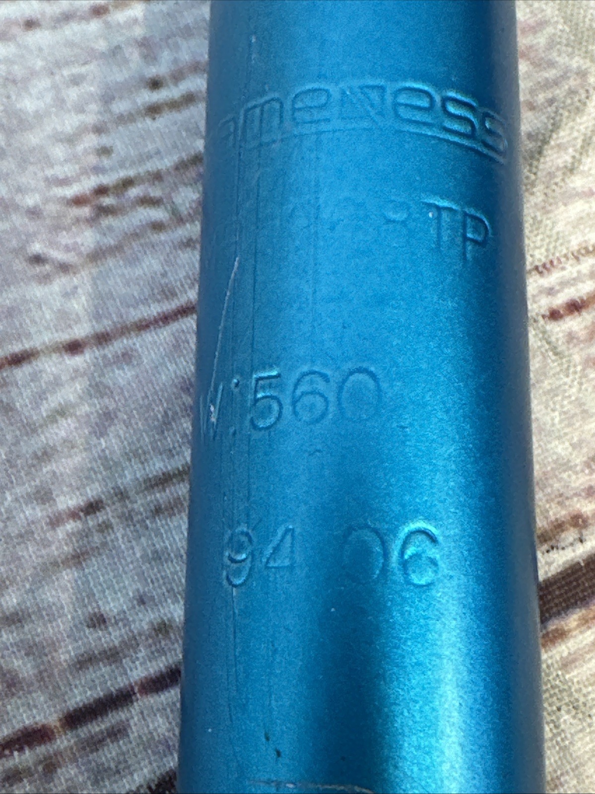 1990s Marin Lite Handlebar 25.4 560mm Blue ~22” 560mm
