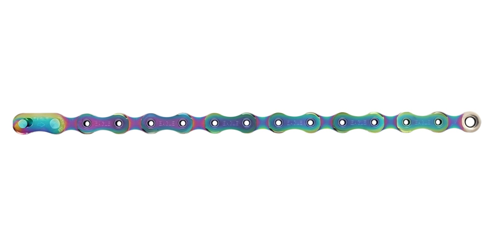 SRAM XX1 Eagle Hollow Pin 126 Links Power Lock 12-Speed Chain Rainbow