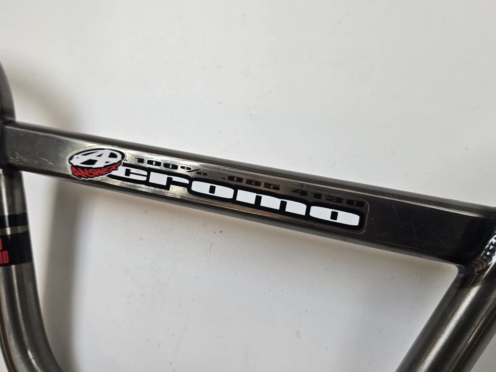 Answer Cruiser Handlebars Square Crossbar CrMo Raw Finish Mid School BMX Bars