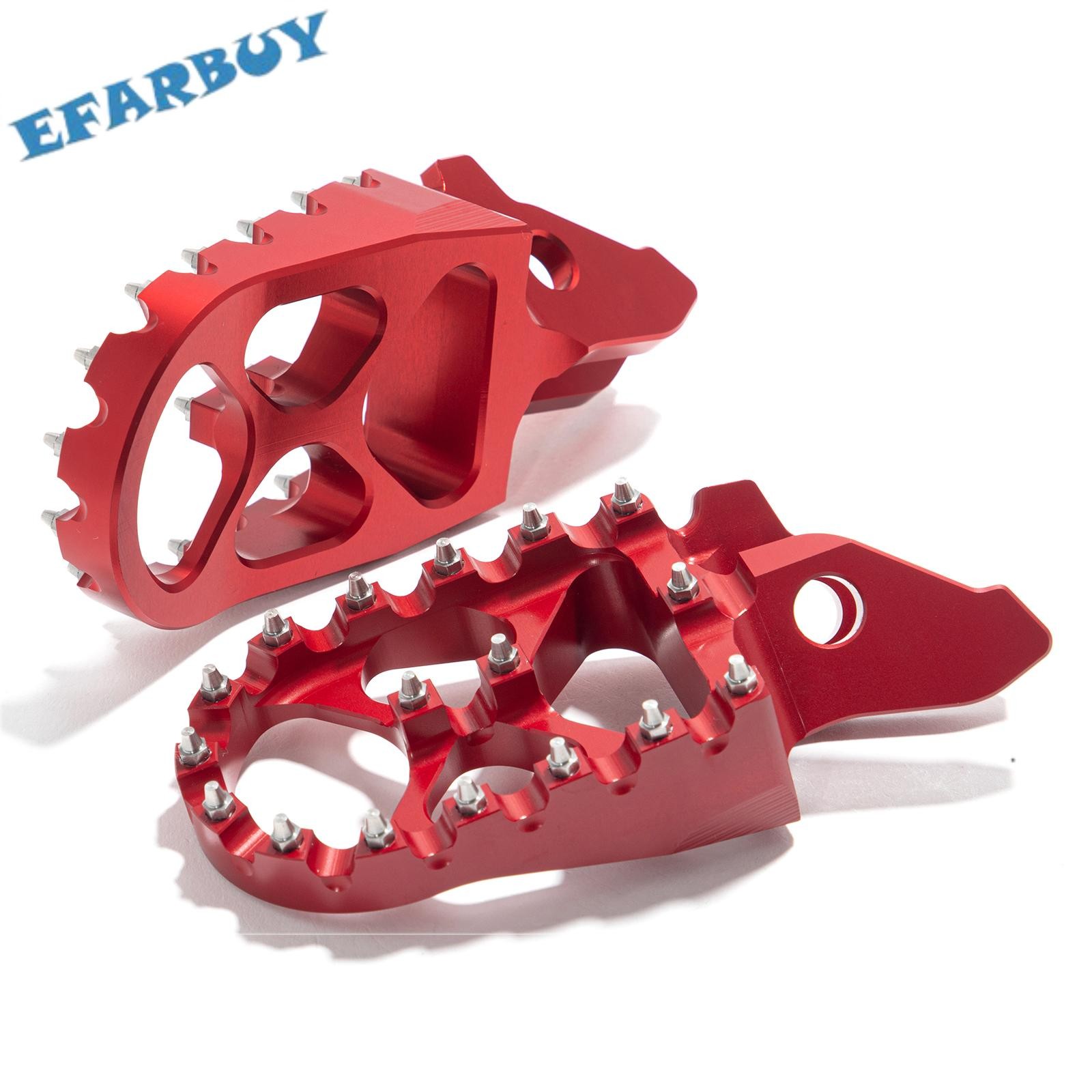 For Sur-Ron Red Billet Foot Pegs Footpegs Footrest Pedal Ultra Bee Dirt E-Bike