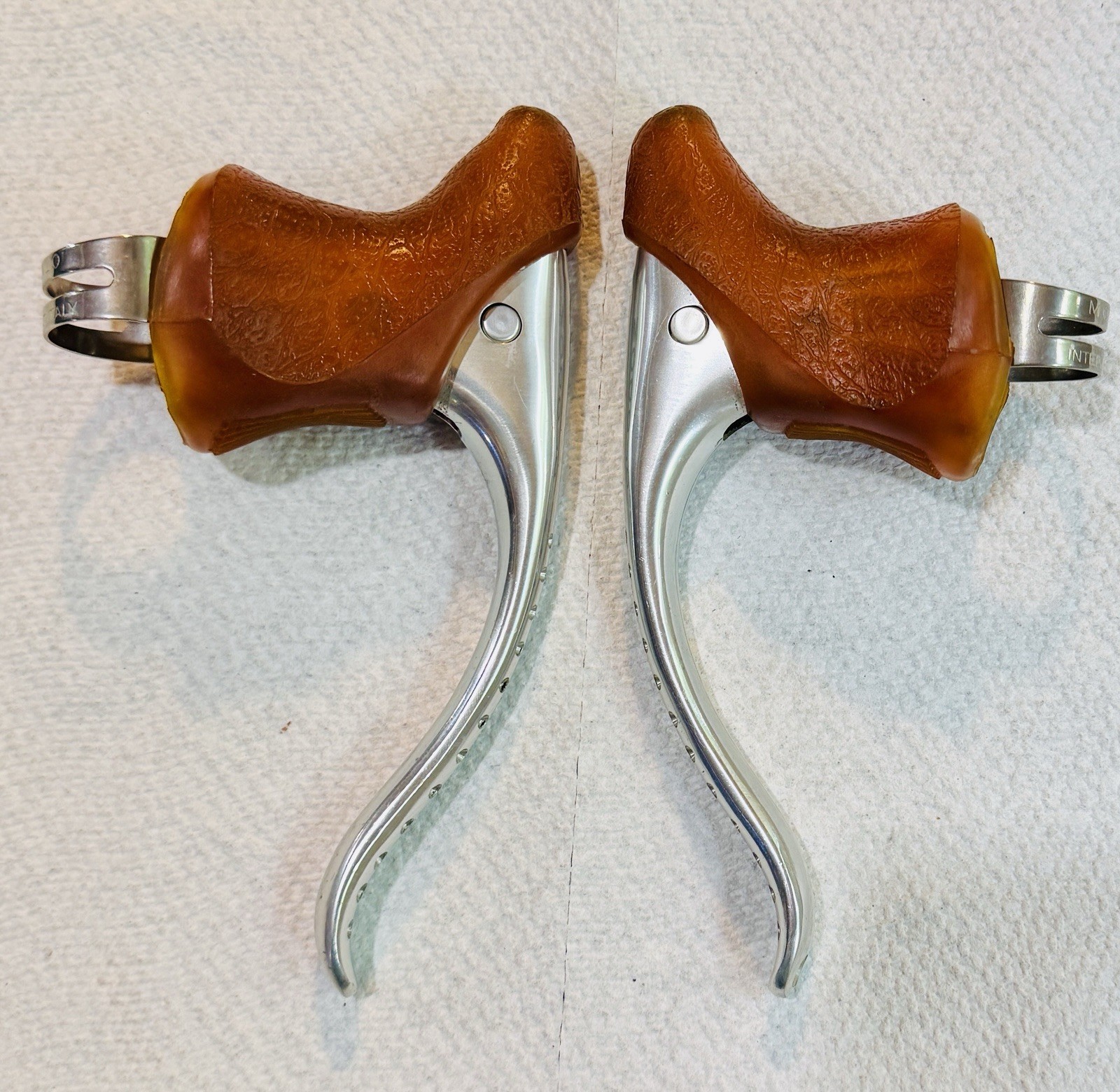 Modolo NOS Drilled Brake Levers Italian Road Bike New Non Aero